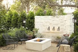 White Stone Outdoor Water Fountain