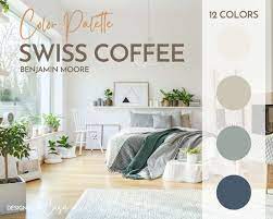 Swiss Coffee Paint Color Palette