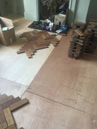 lay parquet floor
