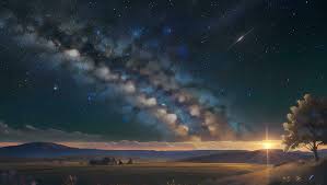 starry night milky way dark sky visual