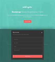 Bootstrap Modal Registration Forms 2 Free Templates Azmind