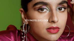 icy pastel eye makeup mac cosmetics