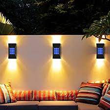 solar wall lights outdoor jooayou