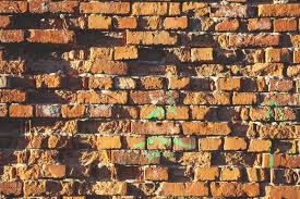 Typical Old Brick Wall Crumbling Wall