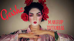 geisha makeup tutorial for halloween