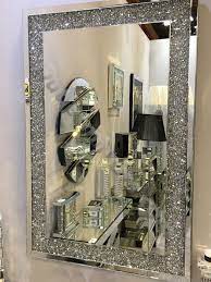 New Diamond Crush Sparkle Wall Mirror