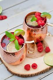 raspberry moscow mule a summer