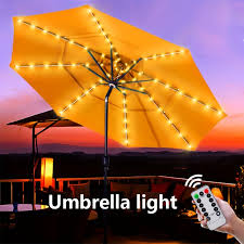 1 Pack Patio Umbrella Light Cordless