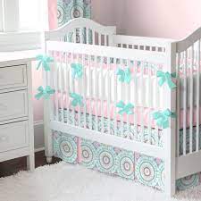 Aqua Haute Baby Crib Bedding Carousel