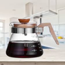 600ml Pour Over Clear Coffee Carafe