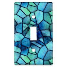 Metal Light Switch Plate Cover Stained