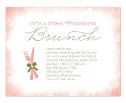Post Wedding Brunch Brunch Wedding Brunch Invitations