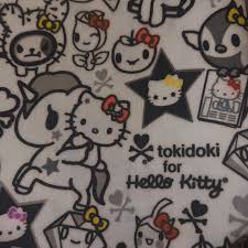 tokidoki x o kitty makeup bag pouch