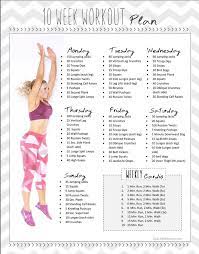 10 Week Workout Plan From Coachmorris