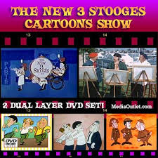 the new 3 stooges cartoons show dvds tv