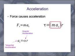 torque and angular acceleration you