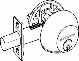 how to remove a schlage deadbolt lock