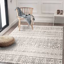 area rugs geometric distressed bohemian