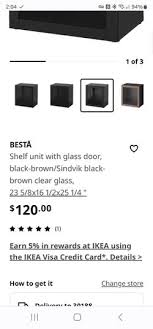 Ikea Glass Door Wall Cabinets 4 For