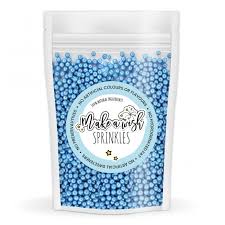 Blue Mini Pearl Sugar Sprinkles 2mm