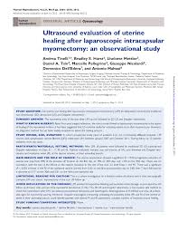 The healing to the uterine lining will need to take place and the uterus will need to return to its normal size before a woman begins trying to become pregnant. Pdf Ultrasound Evaluation Of Uterine Healing After Laparoscopic Intracapsular Myomectomy An Observational Study