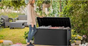 keter emily outdoor garden storage box