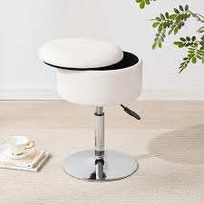 rucuken white vanity stool vanity chair