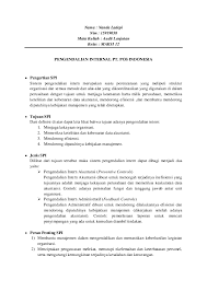 Tesis manajemen perusahaan soft copy kode o.11 (pdf). Pdf Pengendalian Internal Pt Pos Indonesia Nanda Ladepi Academia Edu