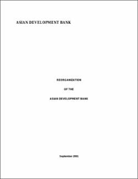 Reorganization Of The Asian Development Bank