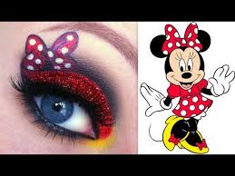minnie mouse makeup and hair halloween
