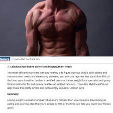 How to Eat (and Exercise) to Get Six-Pack Abs — Jonathan Jordan Fitness