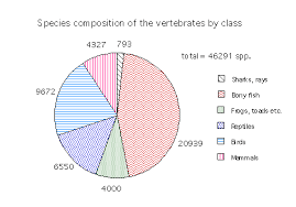Vertebrate Species Pie Chart Vertebrates Mammals Reptiles
