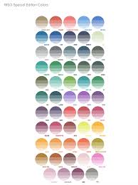 Riso Color Chart Riso Art Supply