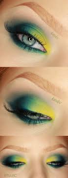 makeup tutorials for green eyes sleek del mar ii bold bright green eyes makeup