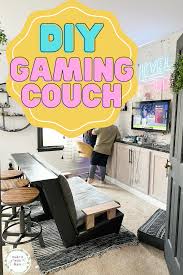 diy gaming couch from s wood fall