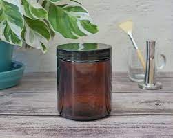 6pk 8oz Glass Jars With Lids Candles