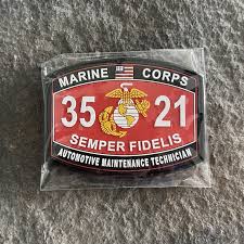 marine corps mos pvc patch military