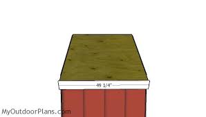8x4 gable shed roof plans myoutdoorplans