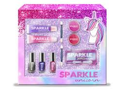 sparkle unicorn makeup gift set toych
