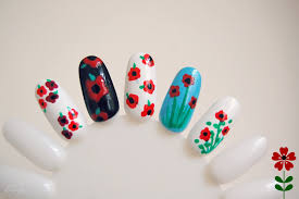 poppy day nails the july rose