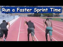 run a faster 100m sprint track workout