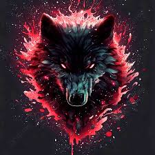 wolf head angry background image