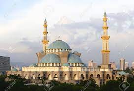 Federal territory mosque is a large mosque in kuala lumpur built to house up to 17,000 worshipers at a time. The Federal Territory Mosque At Kuala Lumpur Malaysia Stock Photo Picture And Royalty Free Image Image 7029124