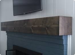 Diy Rustic Fireplace Mantel The Cure