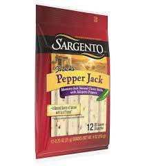 pepper jack natural cheese snack sticks