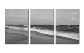3 Piece Wall Art Black And White Canvas