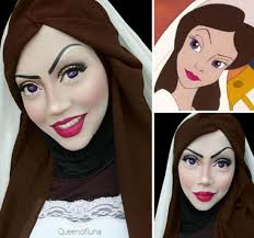 muslim makeup artist uses hijab to