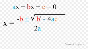 Quadratic Formula Hd Png