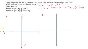 Solved Graph Each Linear Function On A