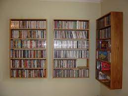 Stylish Solid Wood Cd And Dvd Storage